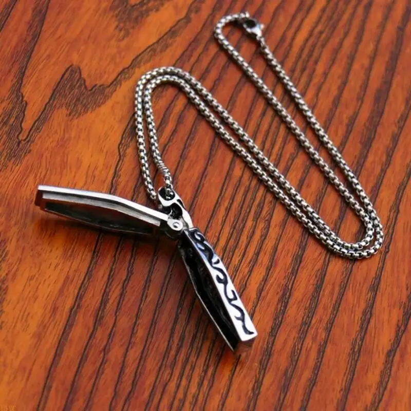 Vampire Skeleton in Coffin Pendant Necklace - Image 4
