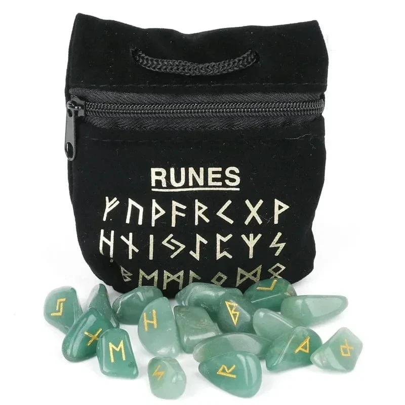 25PCS  Crystal Engraved Rune Stones - Image 4