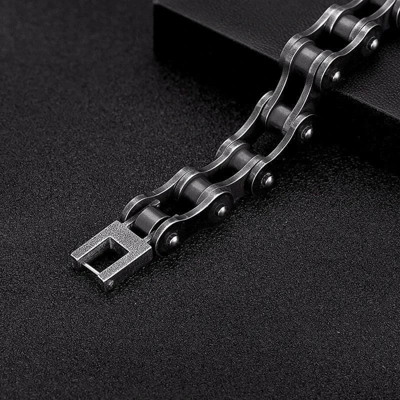 Biker Motorcycle Chain Bracelet - Image 4