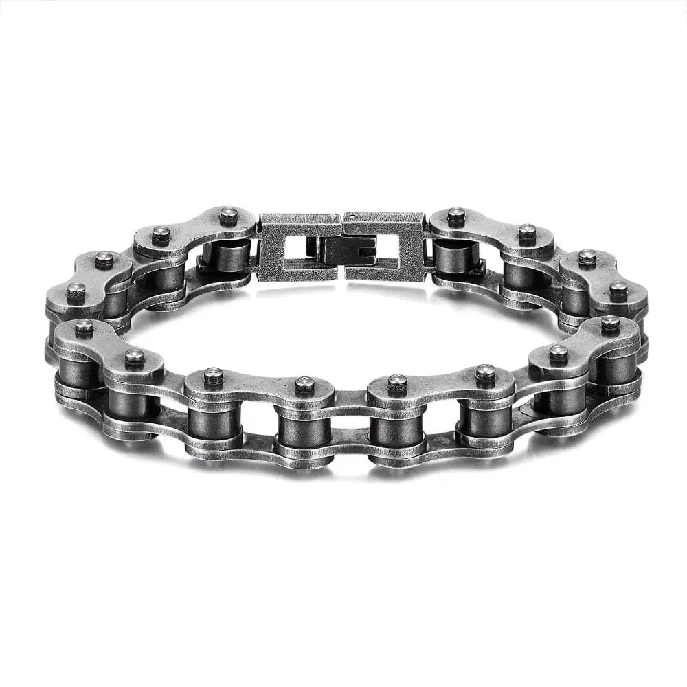 Biker Motorcycle Chain Bracelet - Image 7