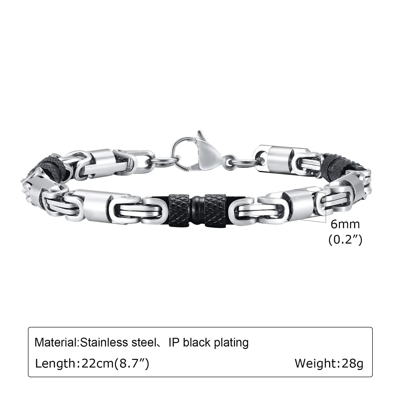 Bold Byzantine Punk Bracelet - Image 11