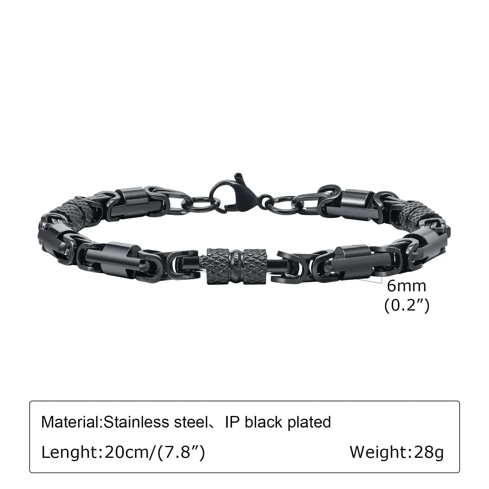Bold Byzantine Punk Bracelet - Image 5