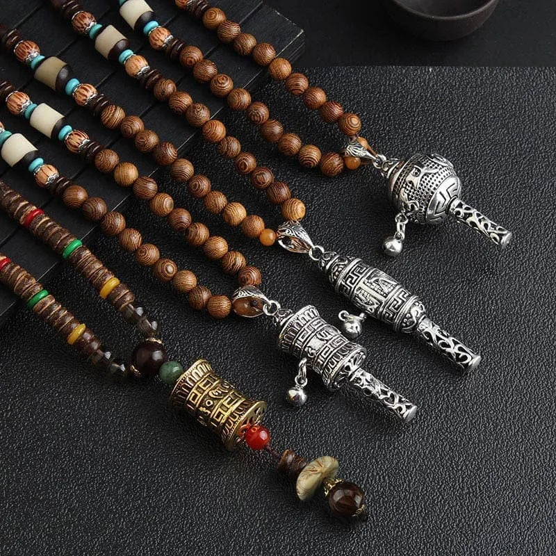 108 Mala Beads – Buddhist Prayer Nepalese Necklace - Image 3