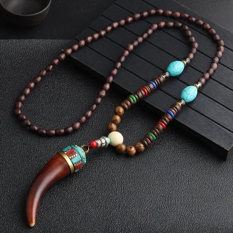 108 Mala Beads – Buddhist Prayer Nepalese Necklace - Image 8