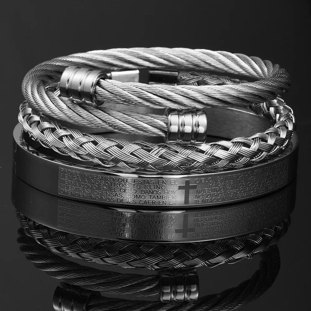 Luxury 3 piece Cross Bracelet Set - Image 19