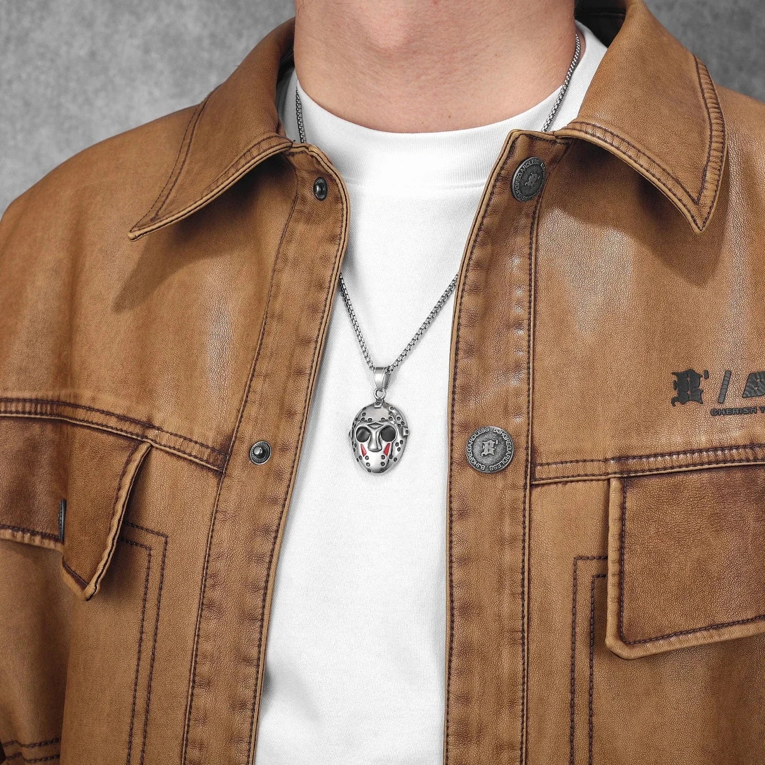 Friday Jason Mask Stainless Steel Necklace - Image 3