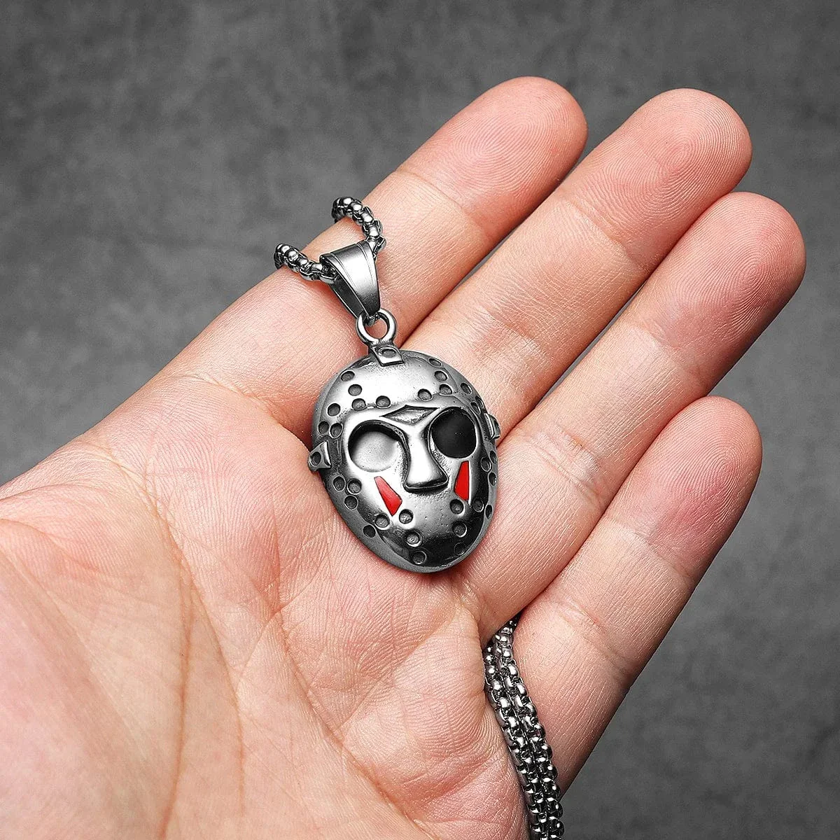 Friday Jason Mask Stainless Steel Necklace - Image 5