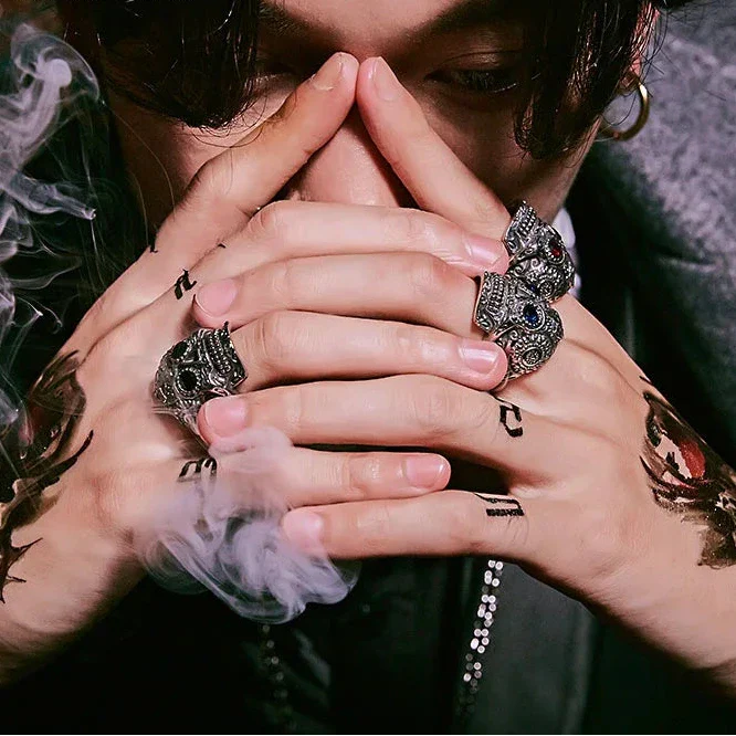 Gothic Cross Skull Ring - Image 17