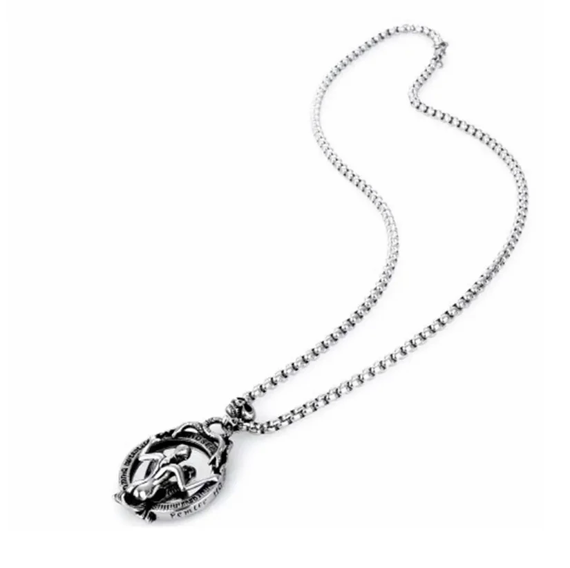 Gothic Mirror Pendant Necklace - Image 14
