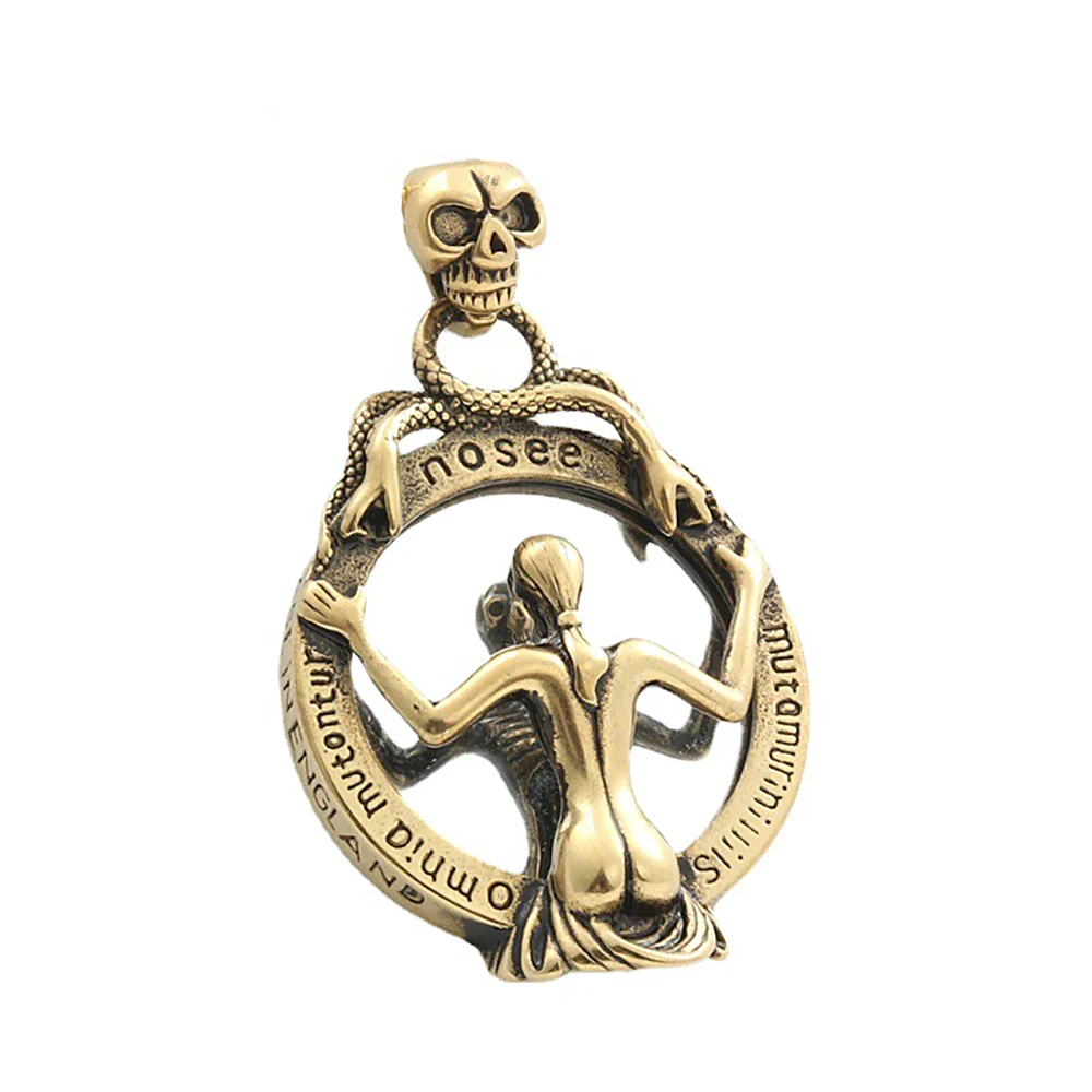 Gothic Mirror Pendant Necklace - Image 5