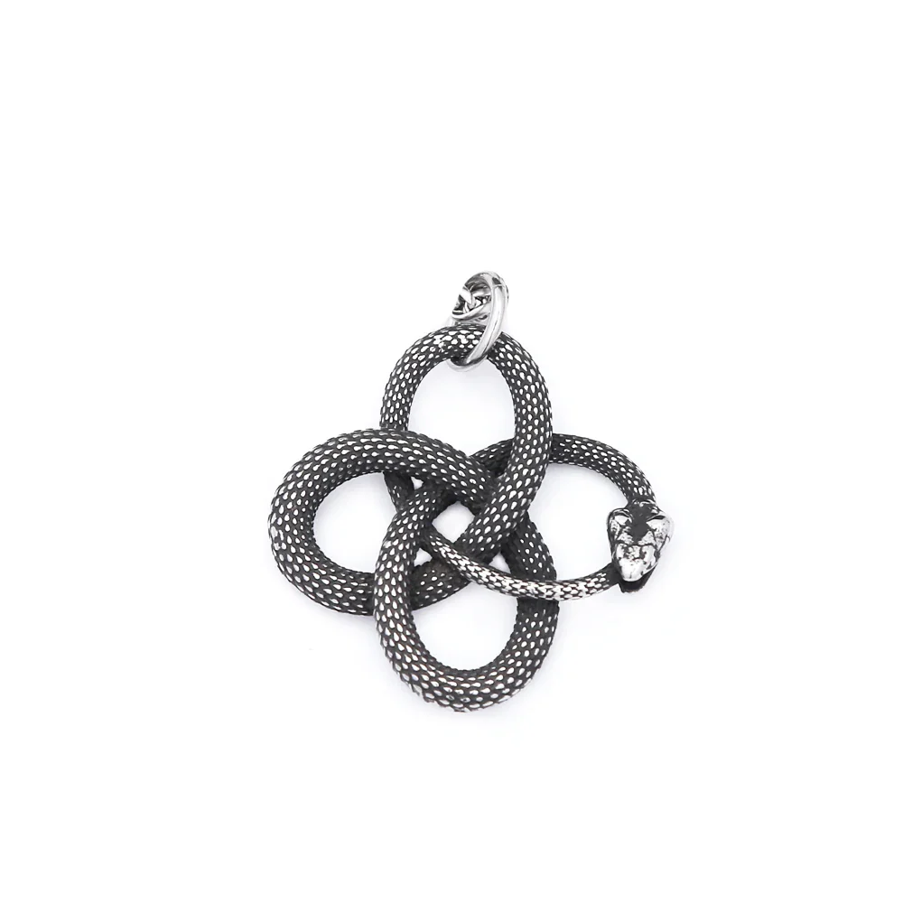 Gothic Ouroboros Snake Pendant - Image 7