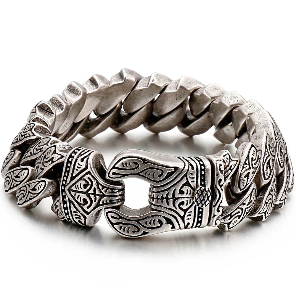 Heavy Viking Link Bracelet - Image 5