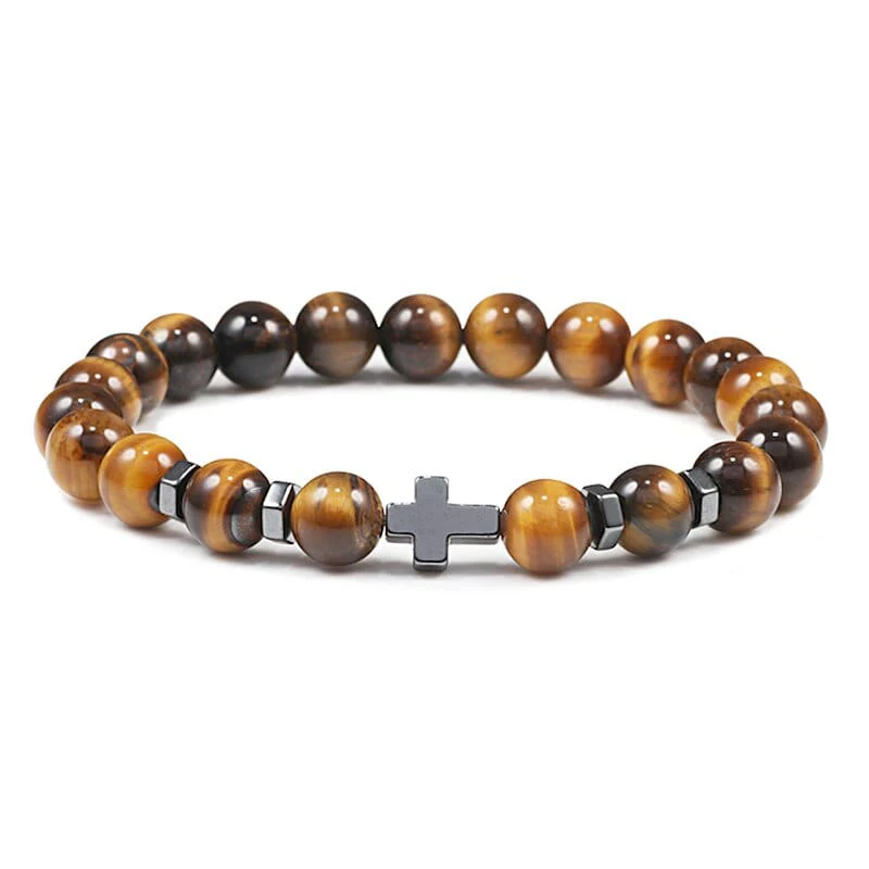 Hematite Cross Bracelet - Image 15