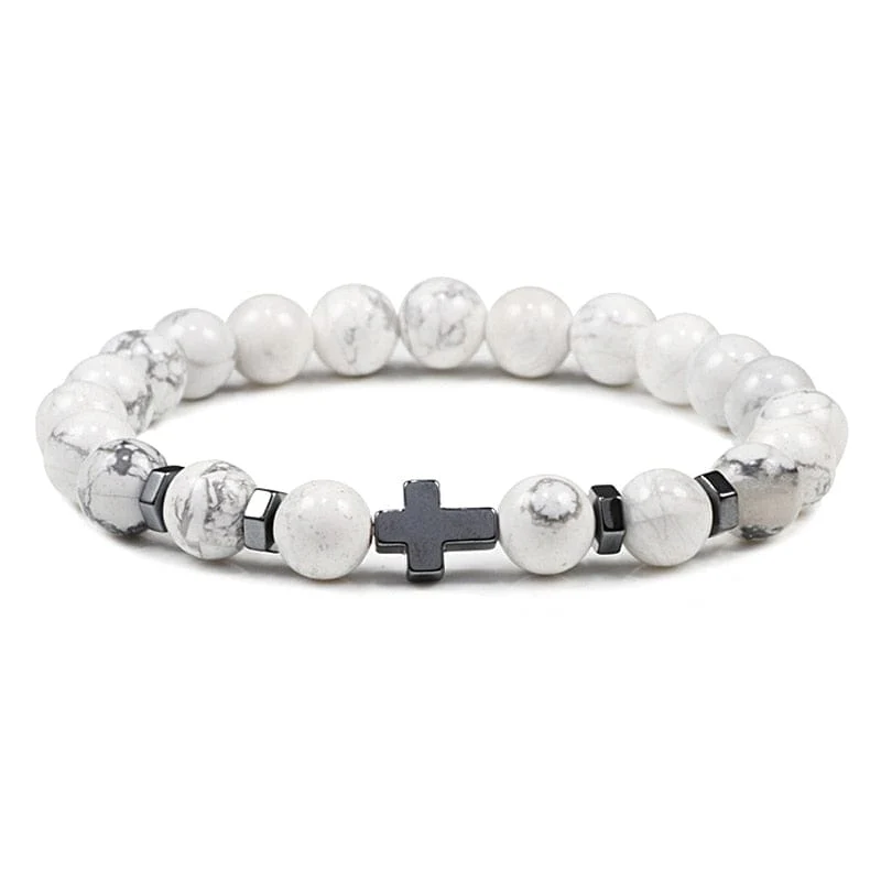 Hematite Cross Bracelet - Image 8