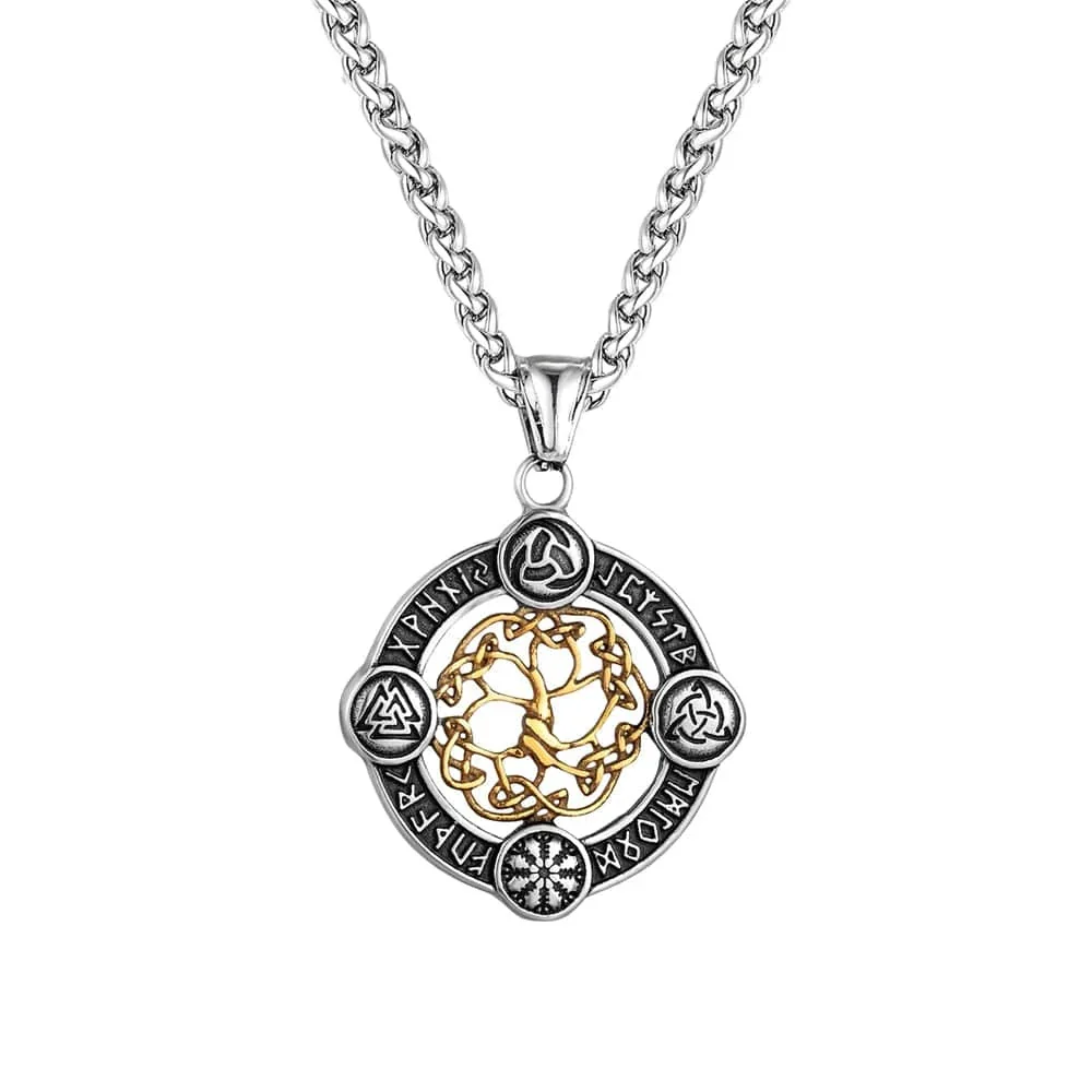 Norse Rune Life Tree Necklace - Image 13