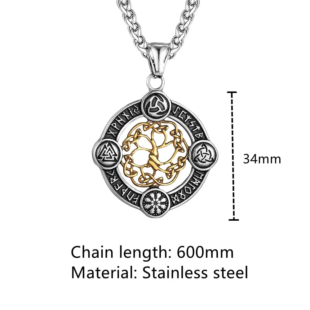 Norse Rune Life Tree Necklace - Image 15