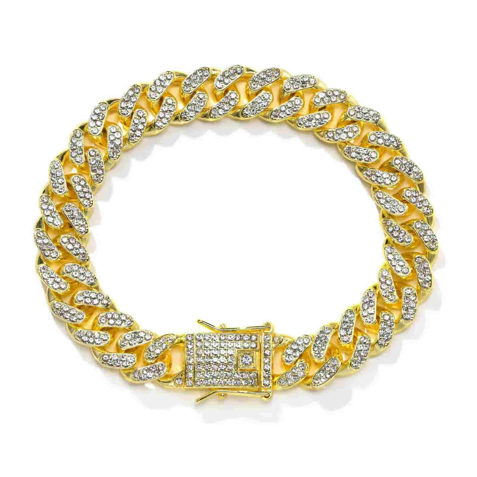 Iced Out Cuban Chain Bracelets for Men - Image 6