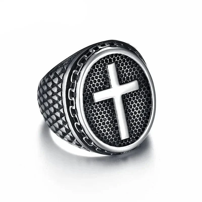 Knight Templar Crusaders Cross Ring - Image 4
