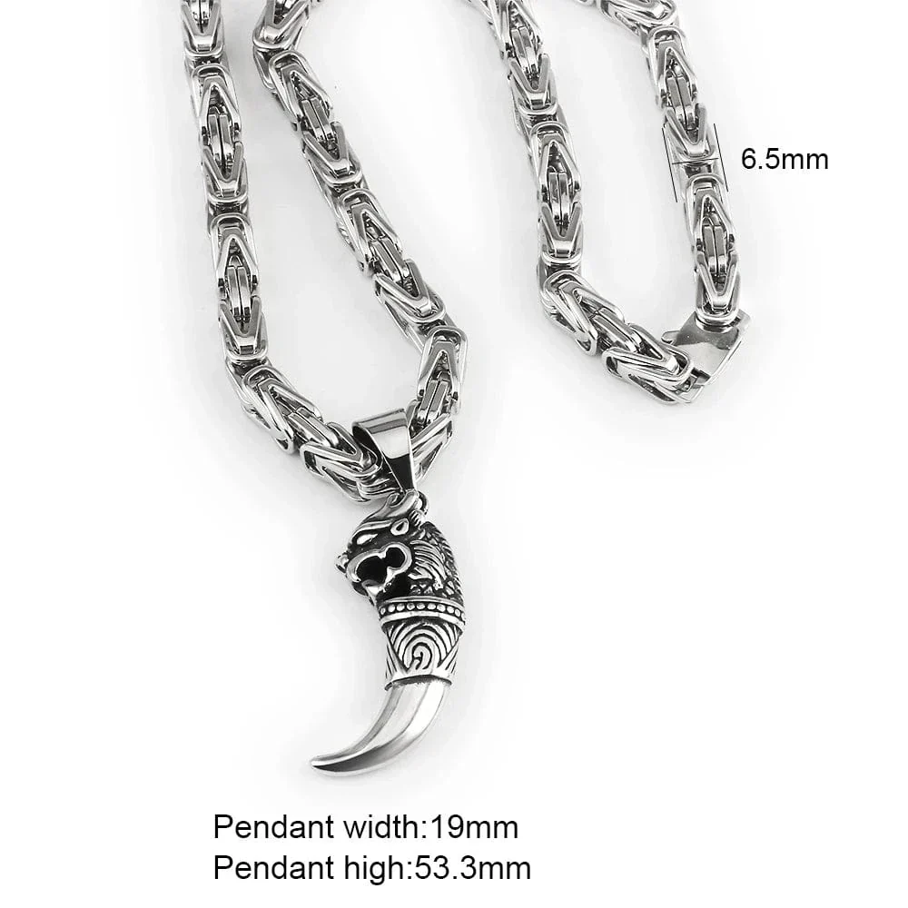 LION'S CLAW EMPEROR CHAIN NECKLACE - Image 10