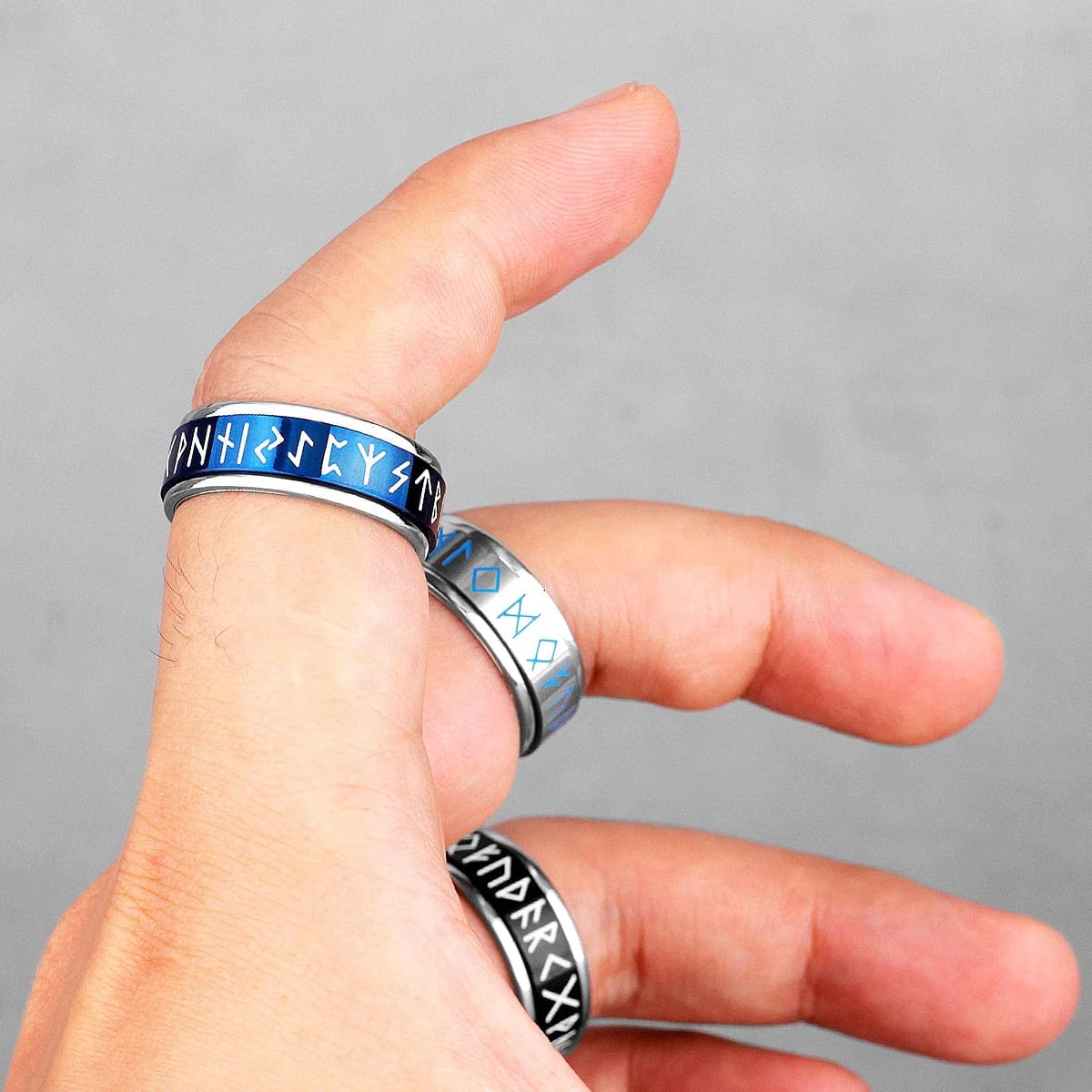 Magic Runes Luminous Spin Ring - Image 10