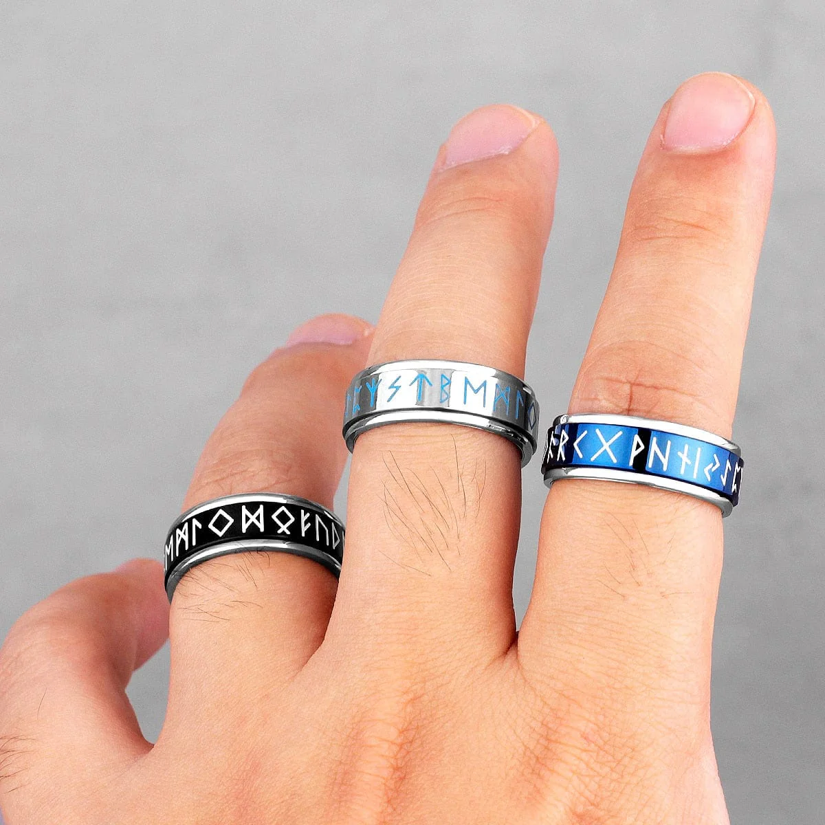 Magic Runes Luminous Spin Ring - Image 9