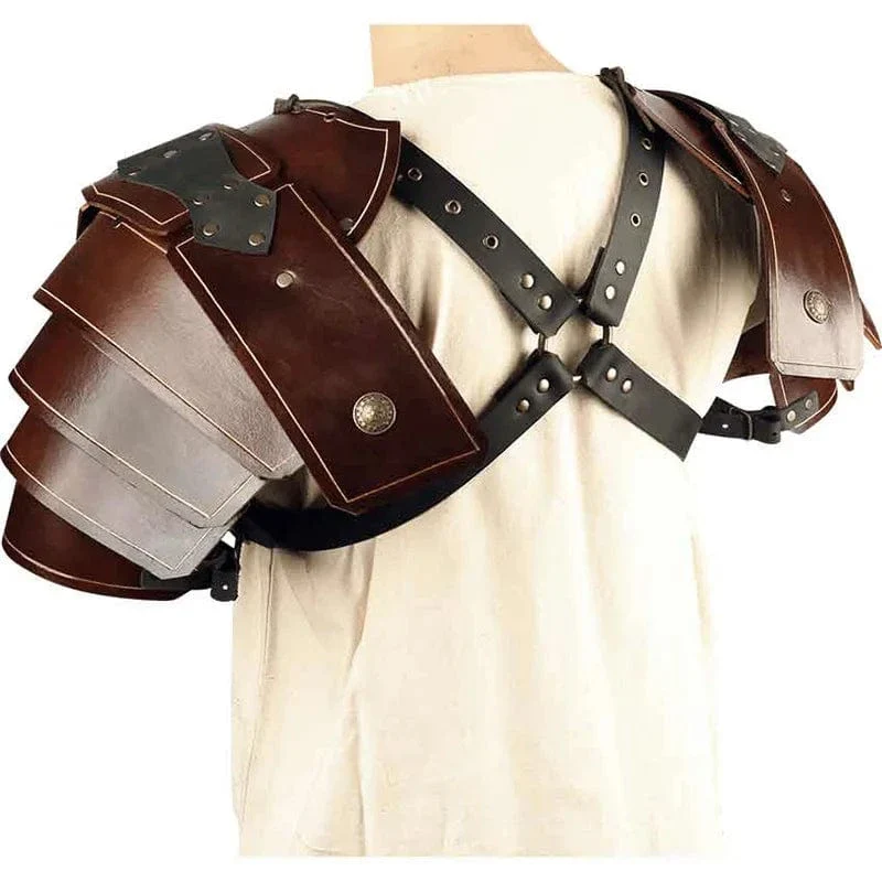 Ancient Roman Medieval Viking Shoulder Armor - Image 3