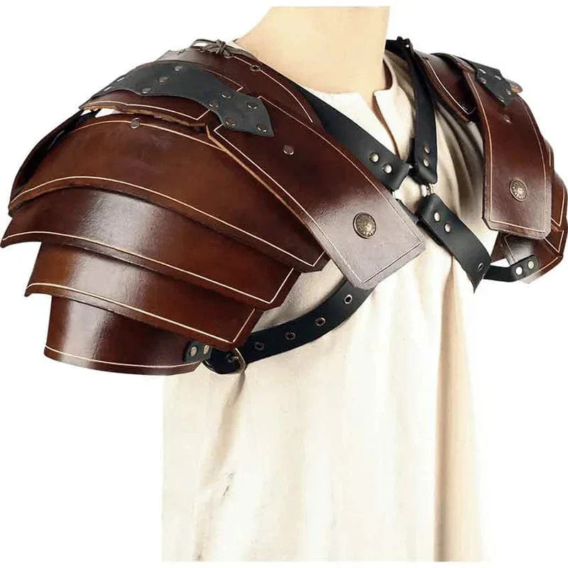 Ancient Roman Medieval Viking Shoulder Armor - Image 4