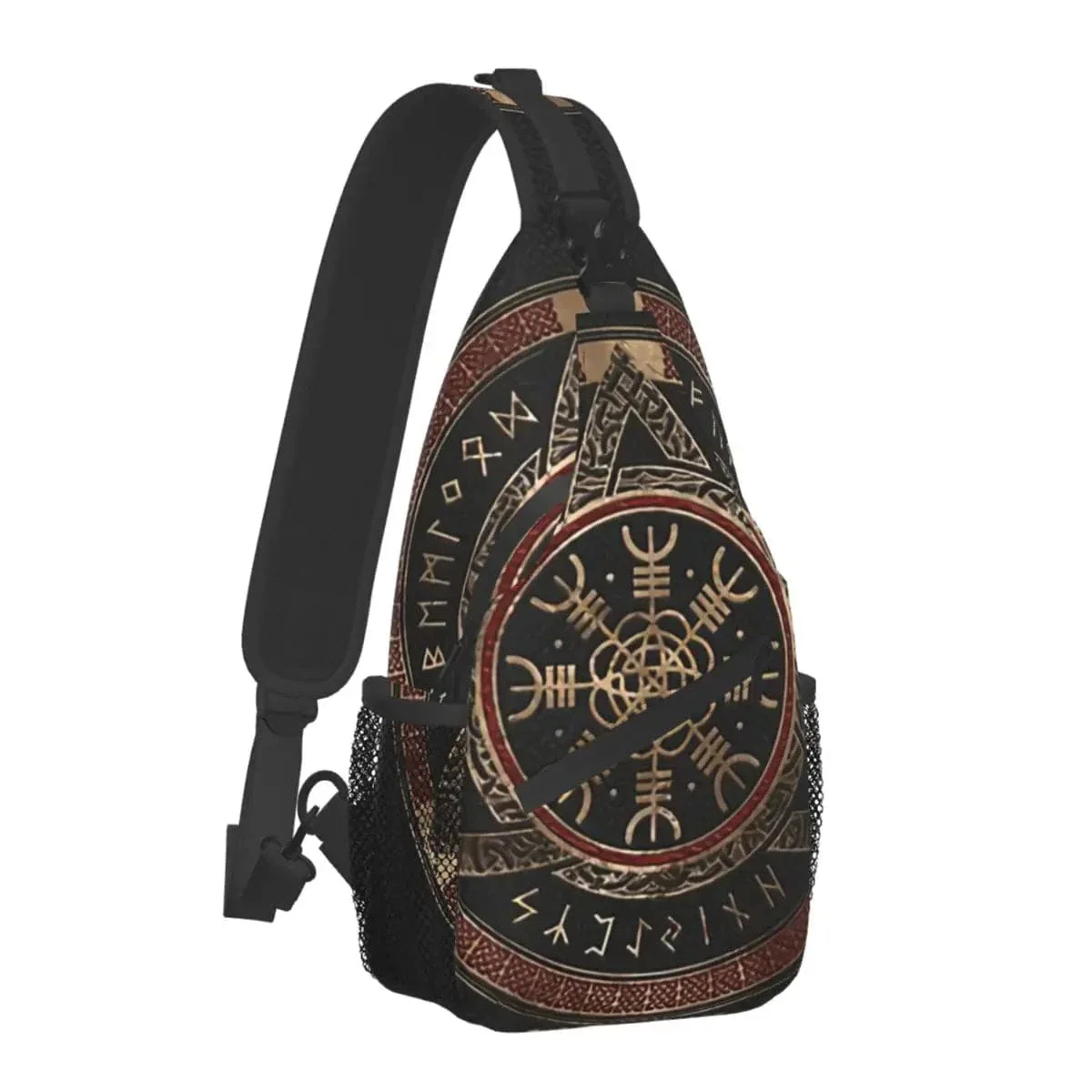 Vikings Crossbody Bag – Norse Runic Shoulder Bag - Image 22