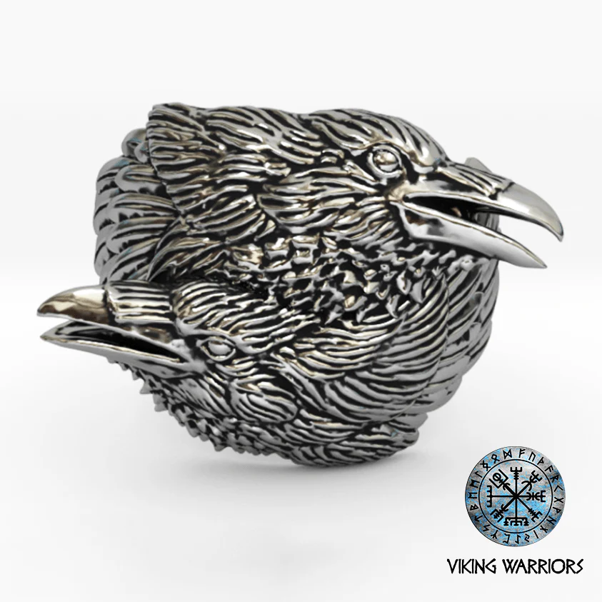Norse Viking Ravens Ring - Image 4