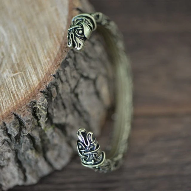 Odin's Ravens Viking Armring Bracelet - Image 3