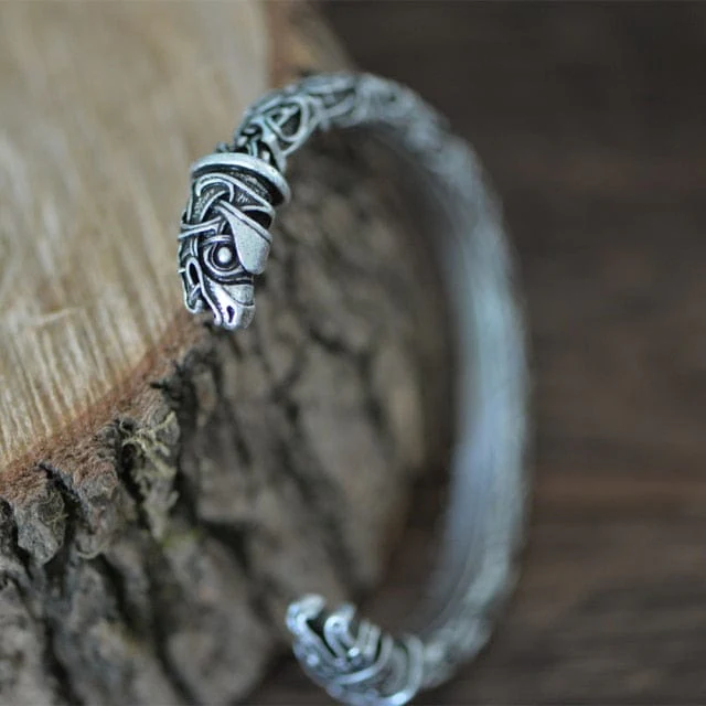 Odin's Ravens Viking Armring Bracelet - Image 4