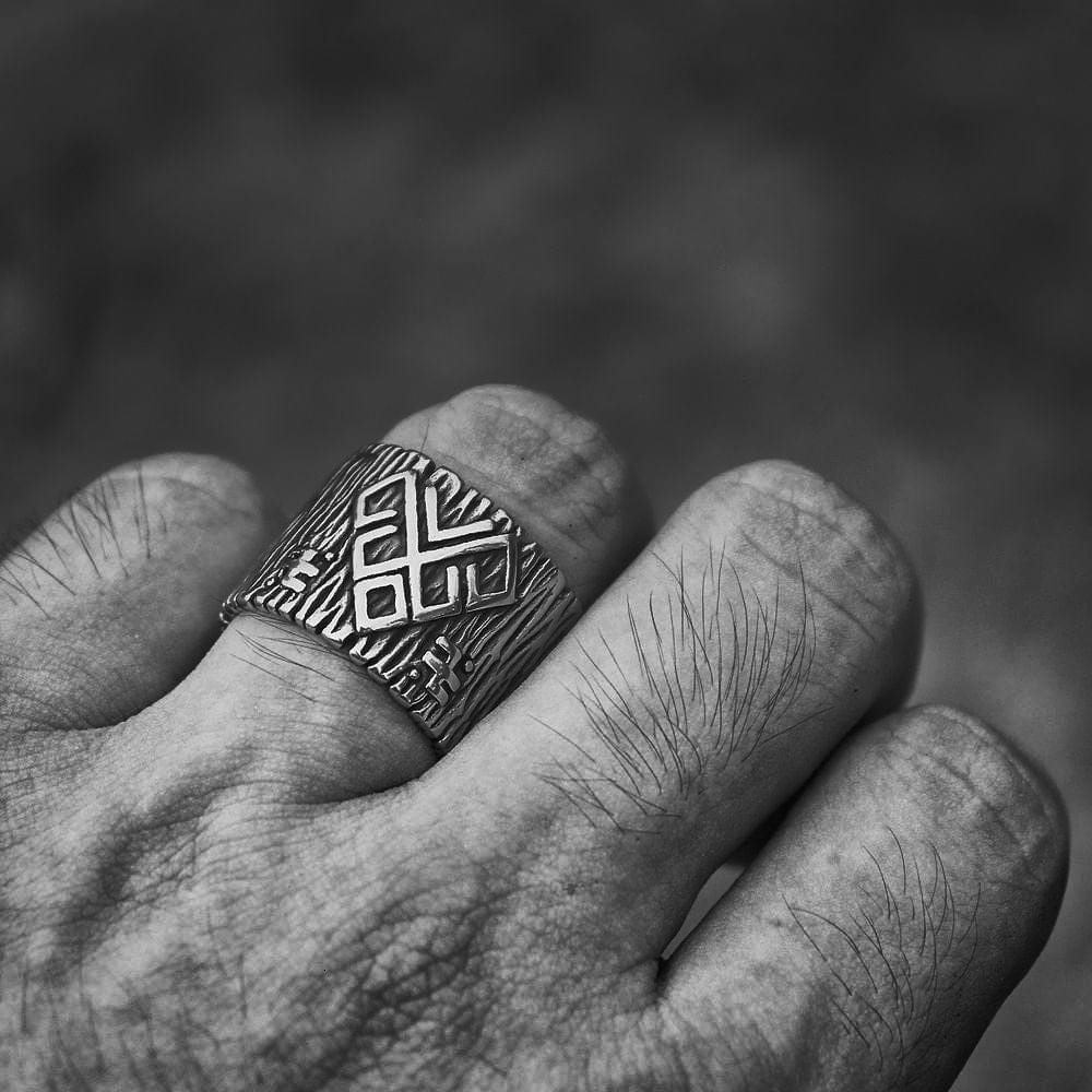 Rozhanitsa Slavic Runes Ring - Image 4