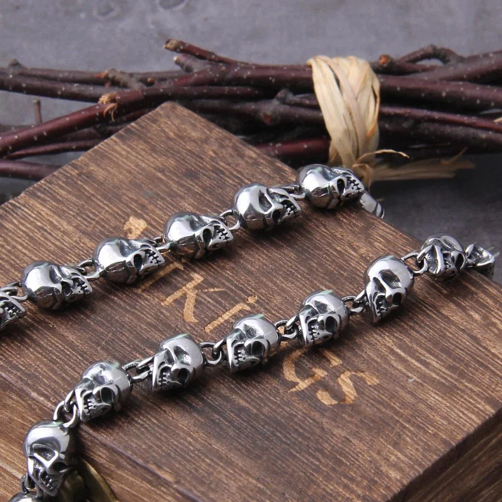 Skull Chain Necklace - Image 4