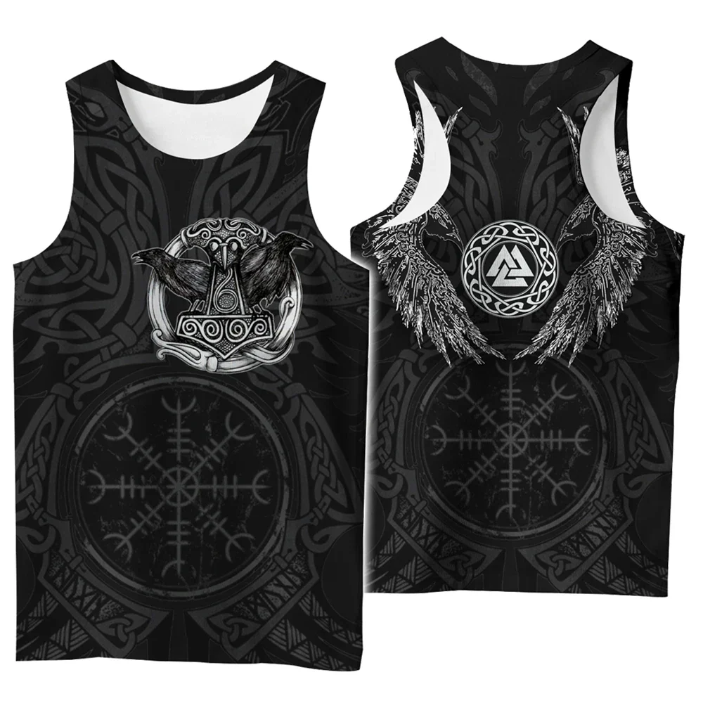 Norse Symbols Modern Viking Tank Top - Image 3