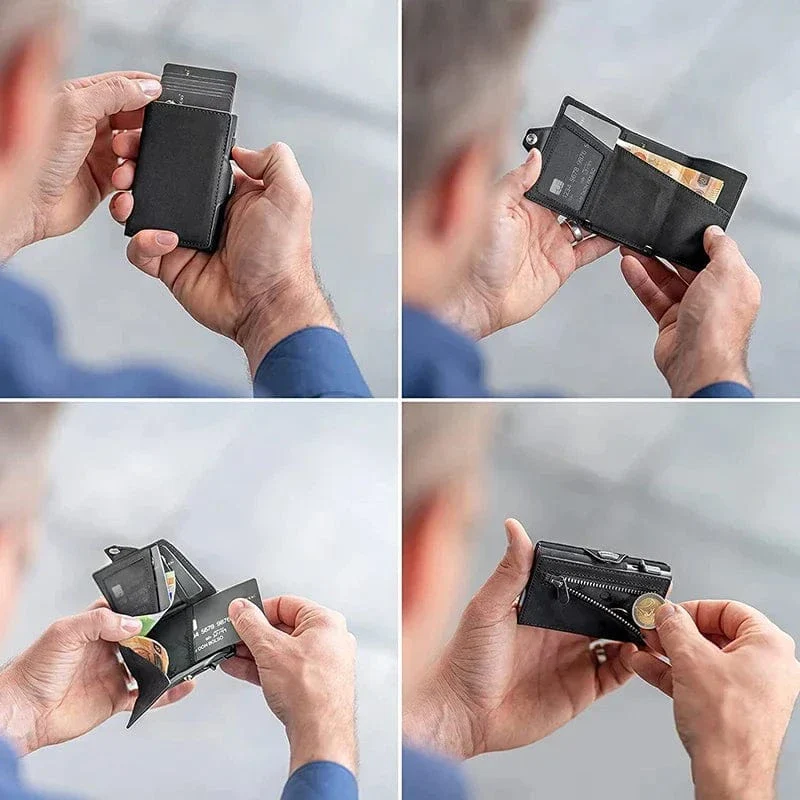 RFID Anti-theft Leather Wallet - Image 13