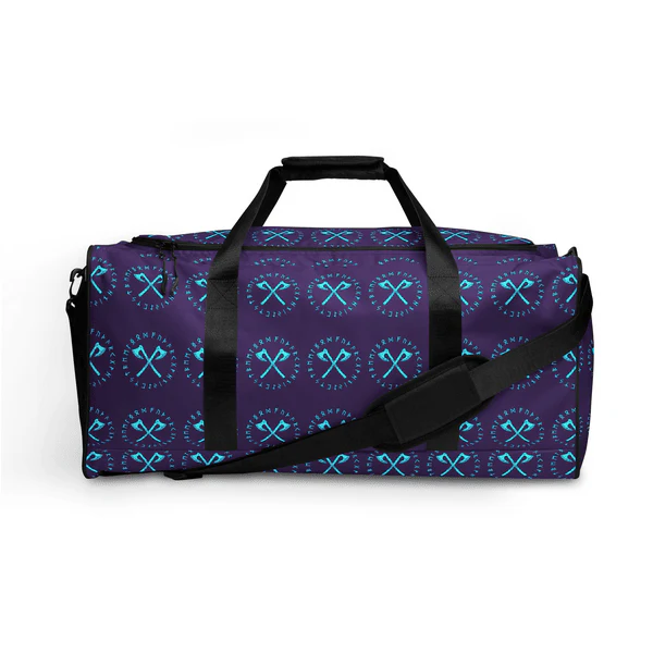 Viking Axes and Runes Duffle Bag - Image 5