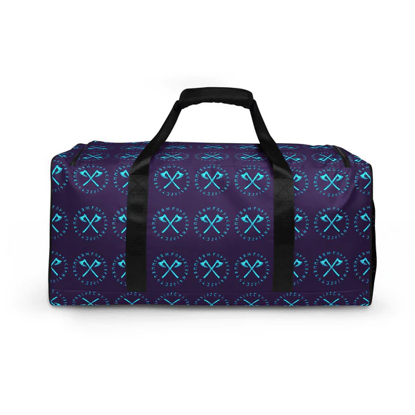 Viking Axes and Runes Duffle Bag - Image 7