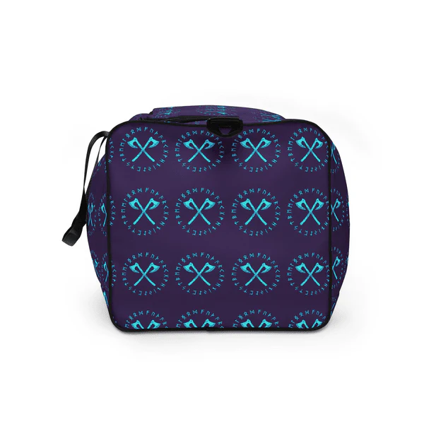 Viking Axes and Runes Duffle Bag - Image 8