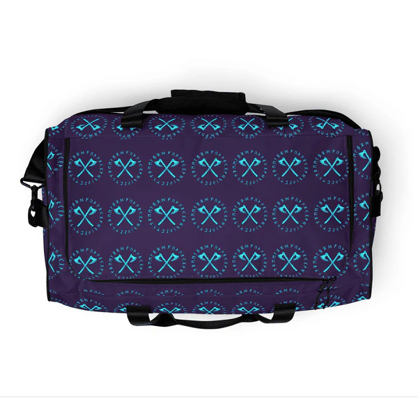 Viking Axes and Runes Duffle Bag - Image 9