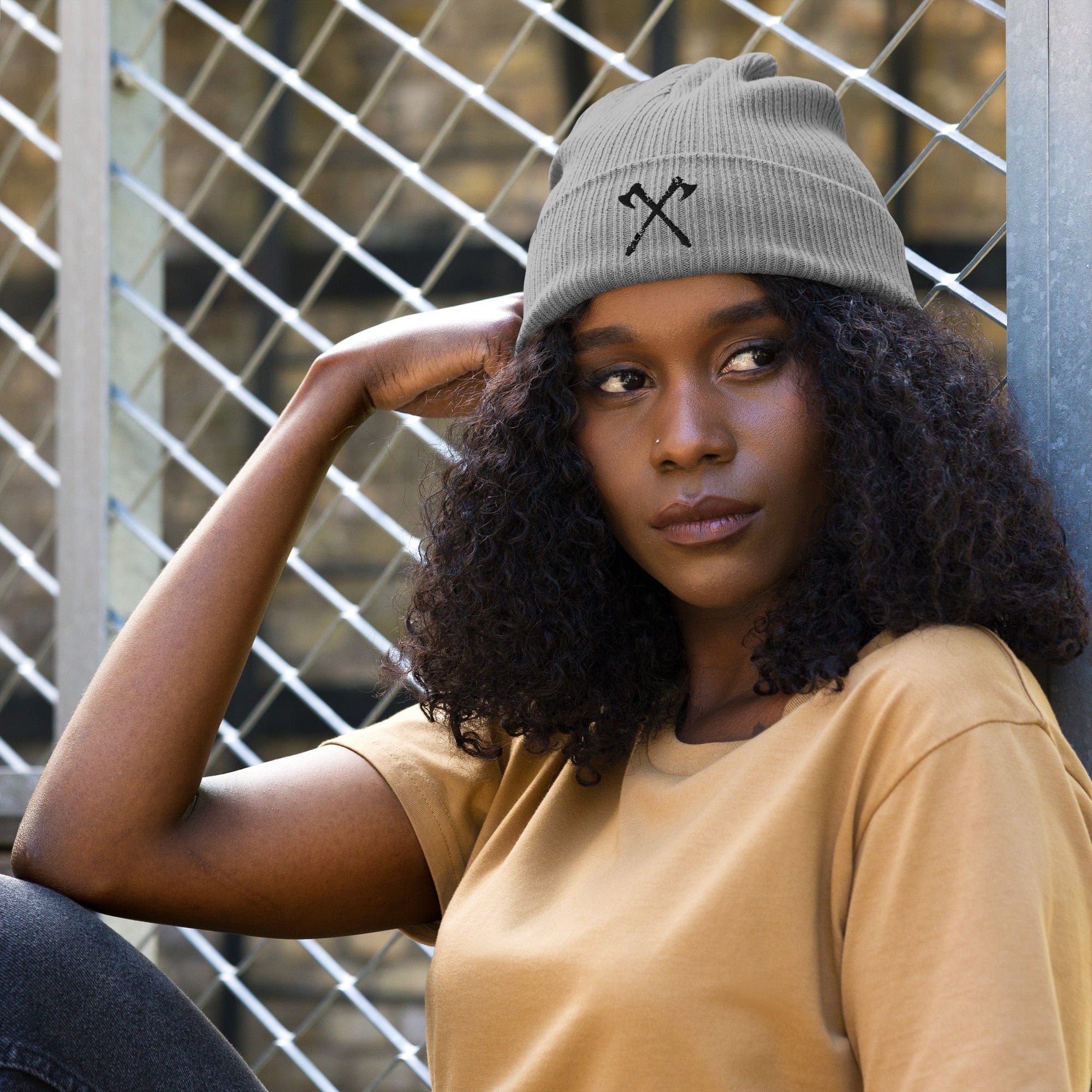 Viking Axes Organic ribbed Beanie - Image 22