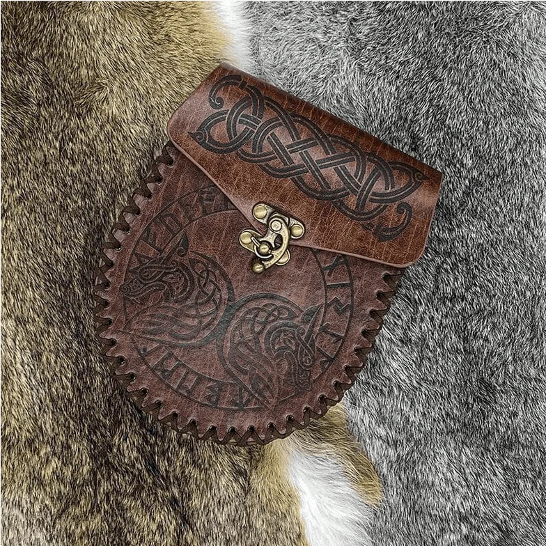 Vintage Medieval Viking Belt Bag - Image 3