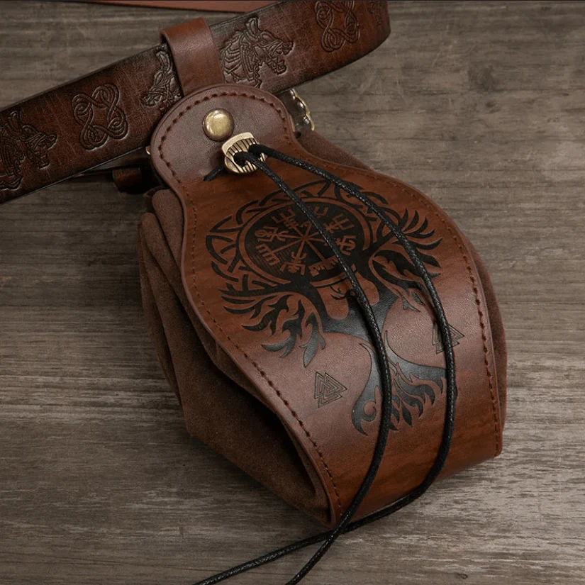 Vintage Medieval Viking Belt Bag - Image 4
