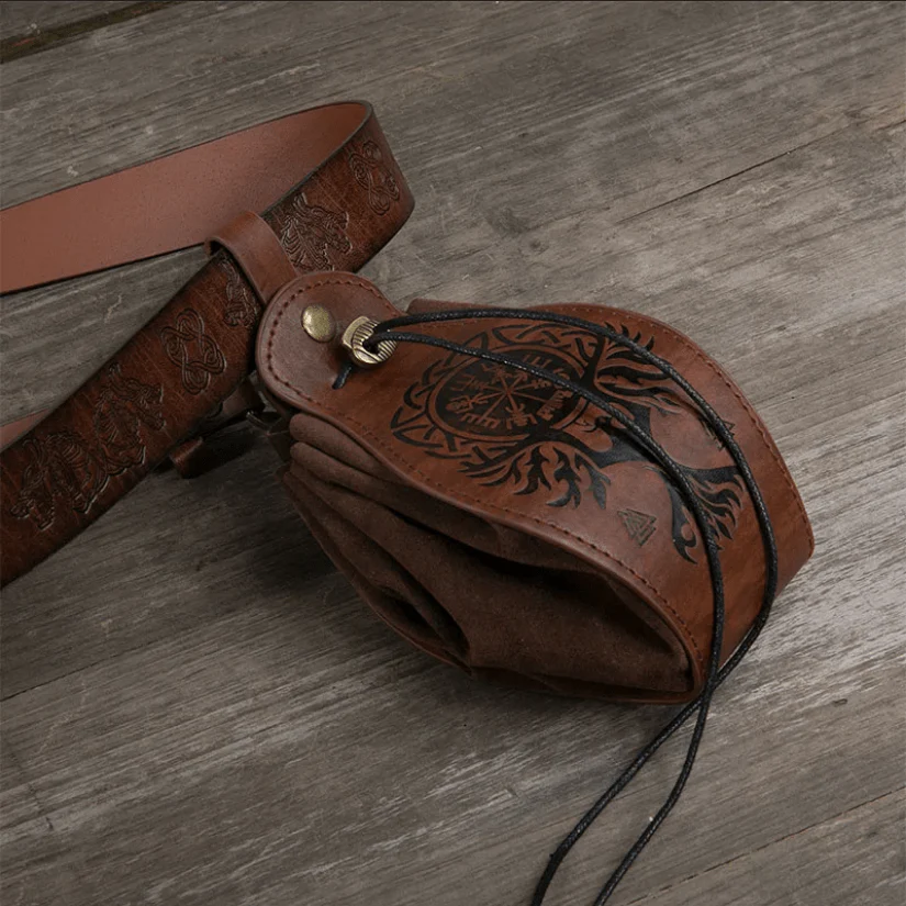 Vintage Medieval Viking Belt Bag - Image 5