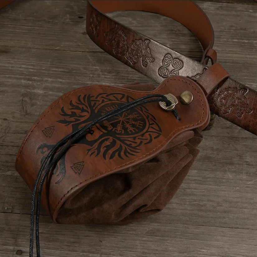 Vintage Medieval Viking Belt Bag - Image 7