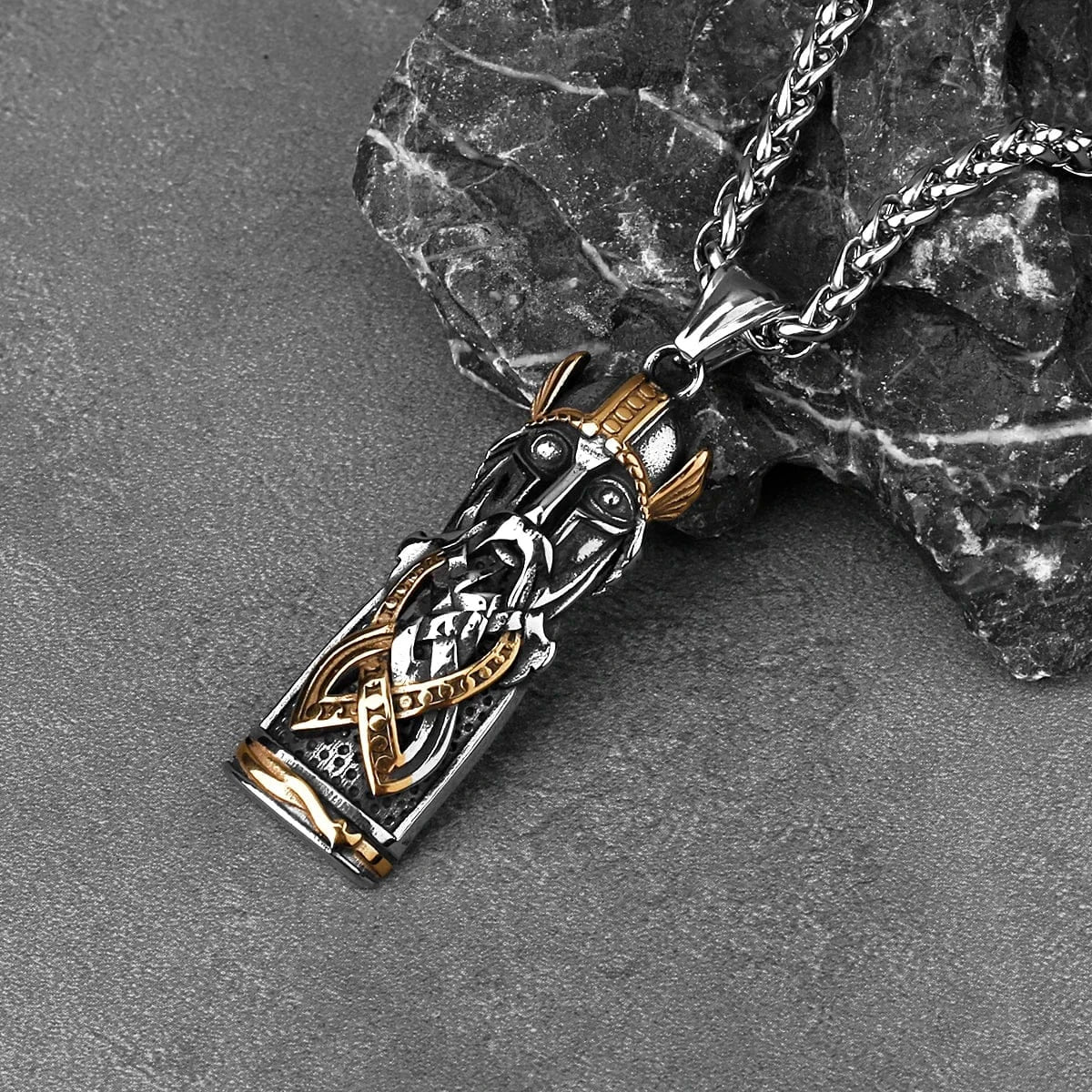 Viking God Odin Necklace - Image 2