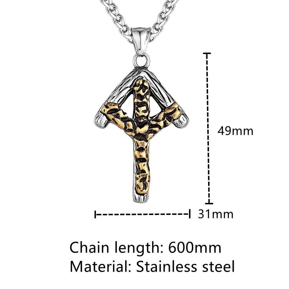 Viking Runes Algiz Necklace - Image 5