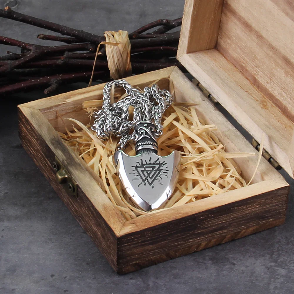 Viking Spear Leather Necklace - Image 8