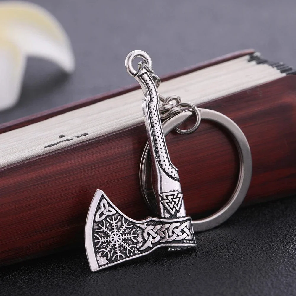 Viking symbols Axe Keychains - Image 5