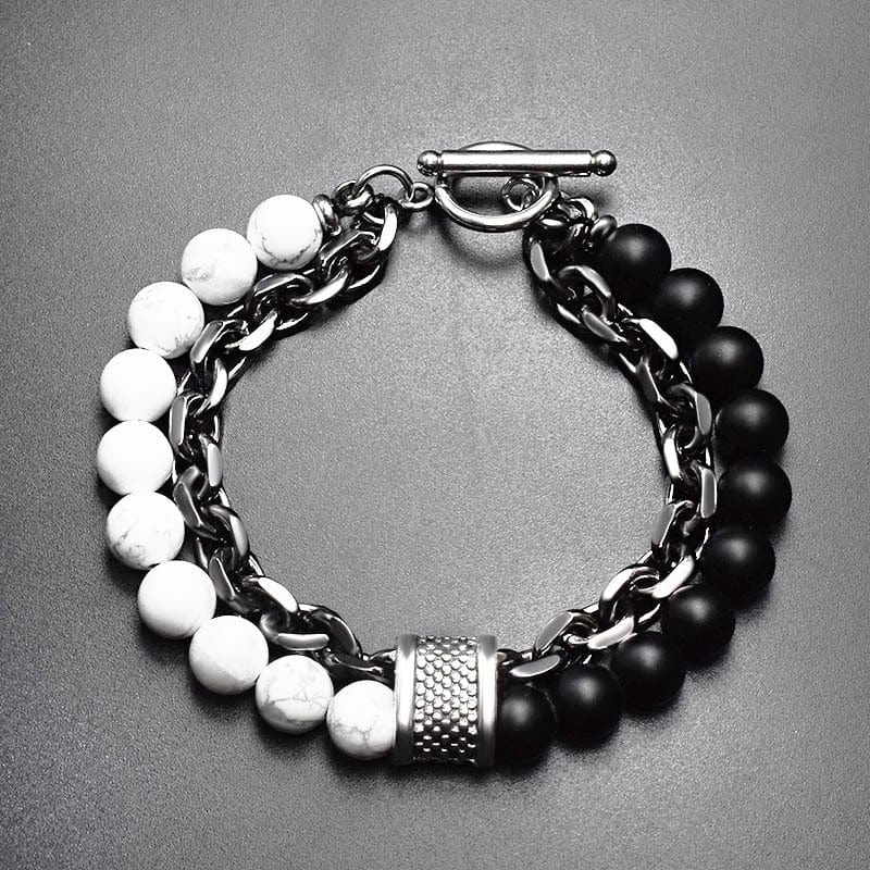 Lava Stone and Chain Bracelet - Image 15
