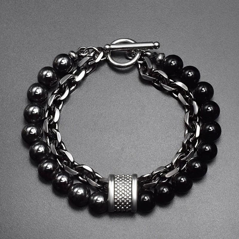 Lava Stone and Chain Bracelet - Image 17